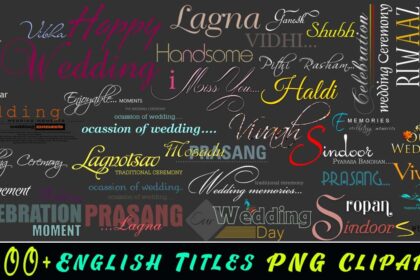 1000+ English Titles PNG Cliparts