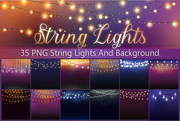 String Lights PNG Clipart