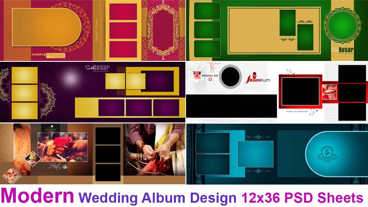 Modern Wedding Album Design