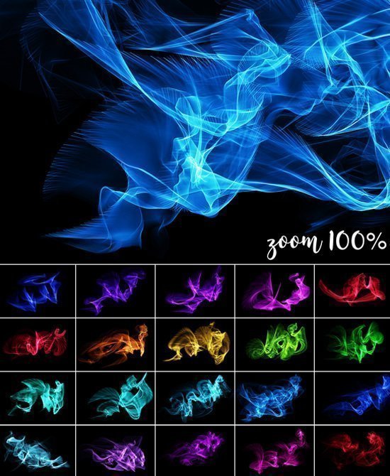 4K Energy Waves PNG