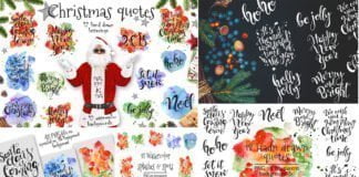 Christmas Quotes AND Hand lettering DIY