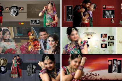 17 Wedding Album 12x30 DM Templates Collection