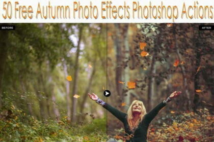 50 Free Autumn Photo Effects Photoshop Actions