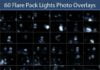 60 Flare Pack Lights Photo Overlays