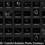 45+ Colorful Bubbles Photo Overlays