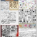 500 Photoshop Shapes Collections Free Download