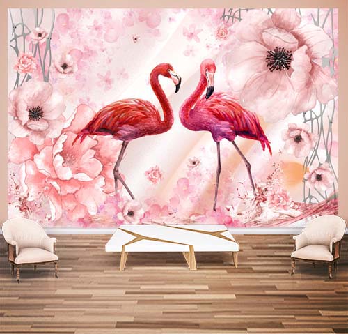 Animals And Lilies Wall Decors 3D Models Templates