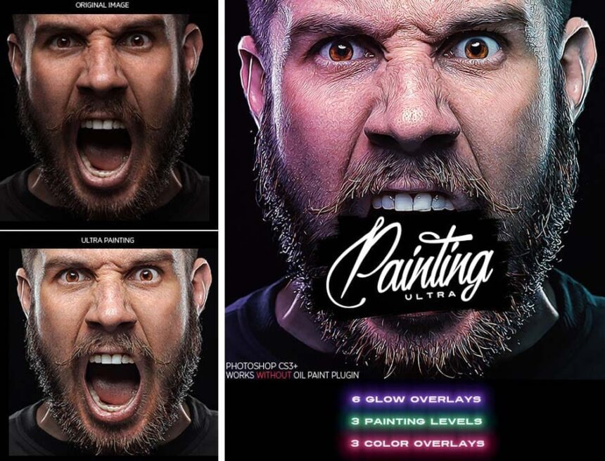 Ultra Painting Photoshop Action