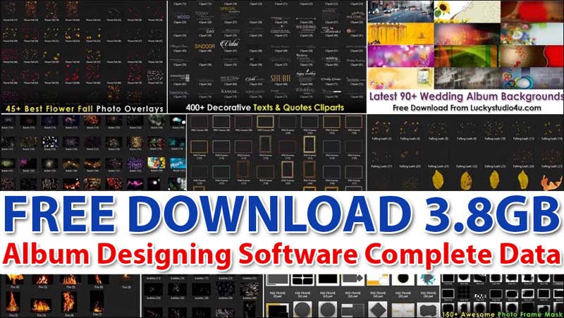 3.8gb album designing software complete data