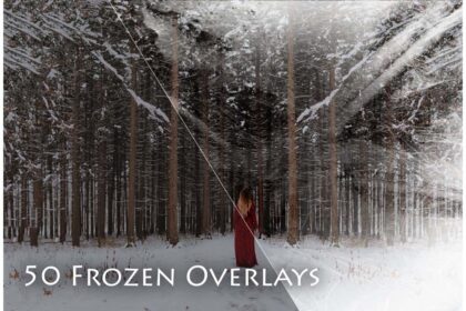 50 Frozen Photo Overlays