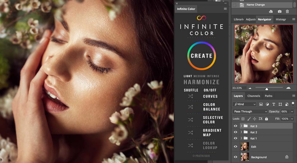 Infinite Color Panel Photoshop Extension