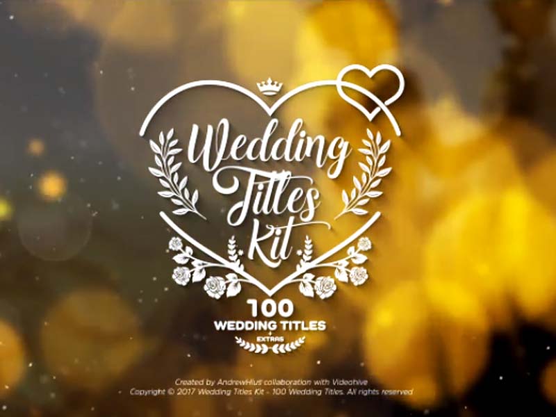 Wedding Title Kit