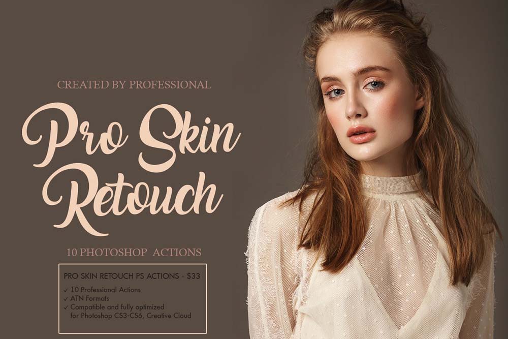 Pro Skin Retouch Photoshop Actions