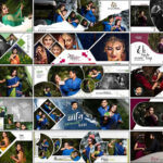 20 Modern Pre-Wedding Album Design PSD 12x36 Free Download