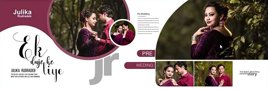 High Resolution 12x36 Album Design PSD Free