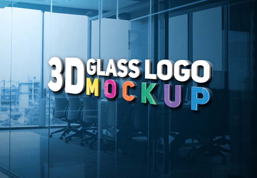 Get Top 10 Unique 3D Logo Mockup PSD Files Bundle