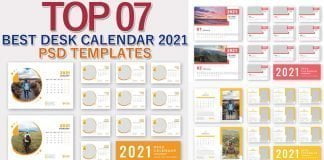 Best Desk Calendar 2021 PSD Templates