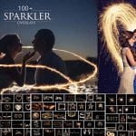 Free Download 160 Sparklers Overlays Pack For Photoshop