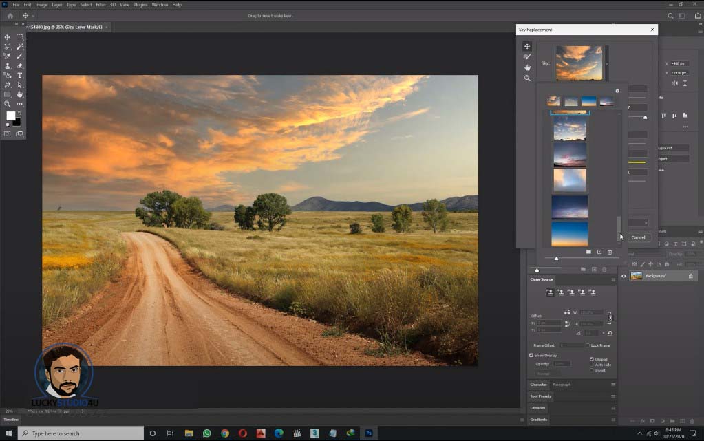 Photoshop CC 2021 Sky Replacement