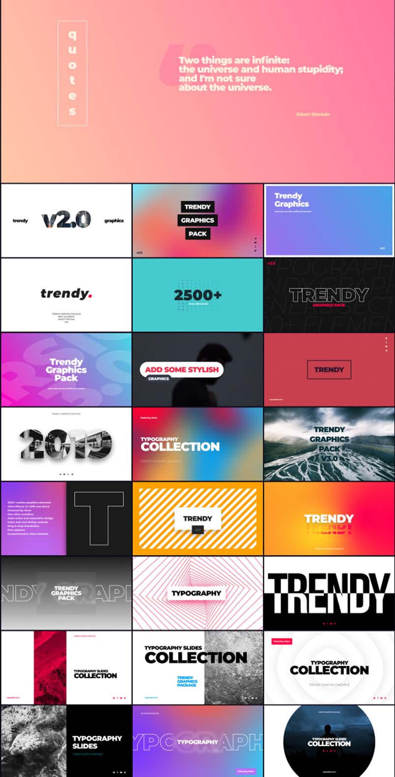 3700+ Trendy Motion Graphics Package
