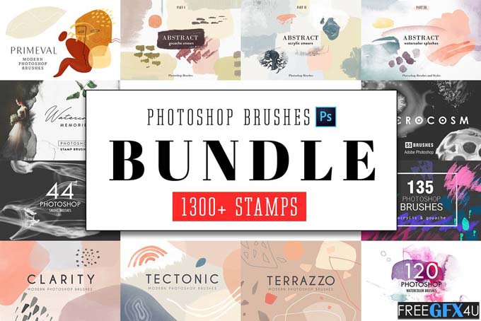 Download Photoshop Stamp Brushes Bundle