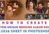 How To Make Wedding Album Design With Detail For Beginner