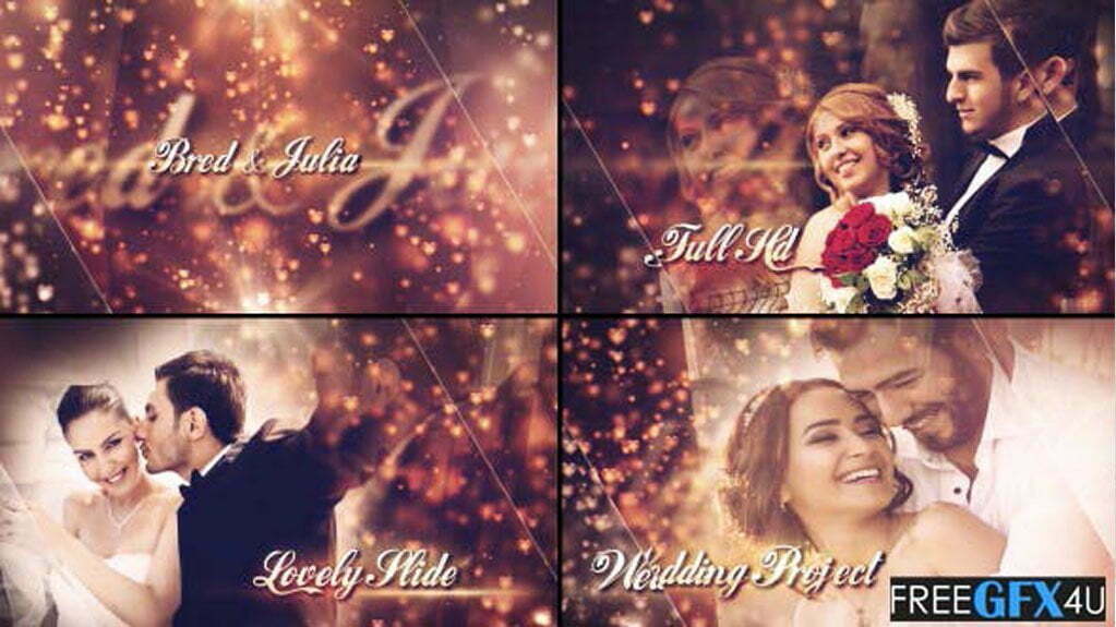 Lovely Wedding Slideshow After Effect Project