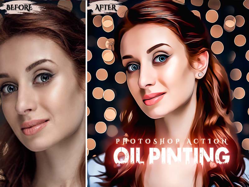 Oil Painting Photoshop Action