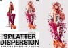 Splatter Dispersion Photoshop Action