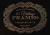 Download 10 Vintage Frames Victorian Ornament Style Vol-07
