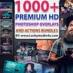 1000+ Premium HD Overlays And Actions Bundle For Photoshop