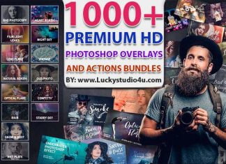 1000+ Premium HD Overlays And Actions Bundle For Photoshop