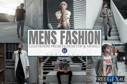 7 Men's Fashion Lightroom Presets Free Download
