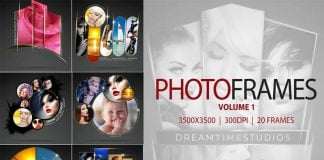 Photo Frames Vol-01 PSD Mockups Pack