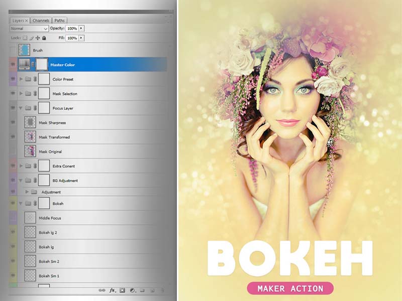 Bokeh Maker Photoshop Action