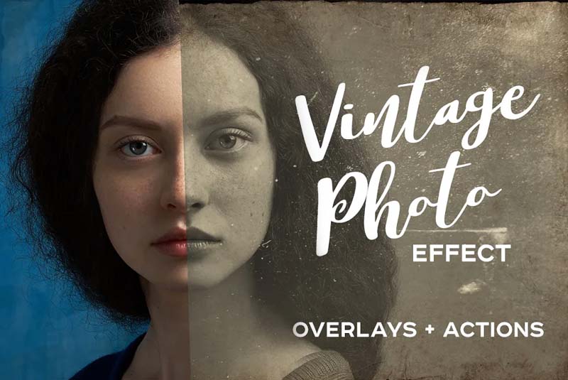 Vintage Old Photo Effect Overlays