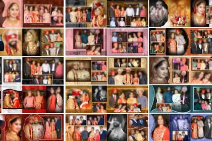 60 Wedding Album Vidhi Design 12x36 PSD Templates
