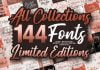 Download 147 Fonts - All Collections - Limited Editions