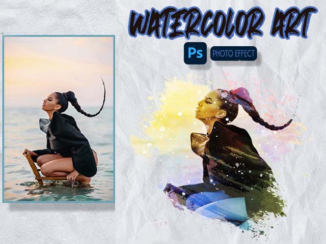 Watercolor ART - Photoshop Effect