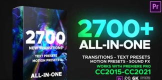 2700 All-in-One Professional Transitions V12 For Premiere Pro