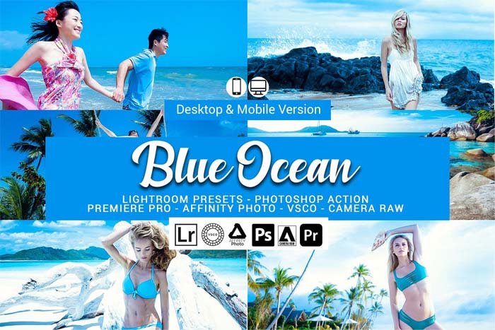 CreativeMarket – Blue Ocean Lightroom Presets