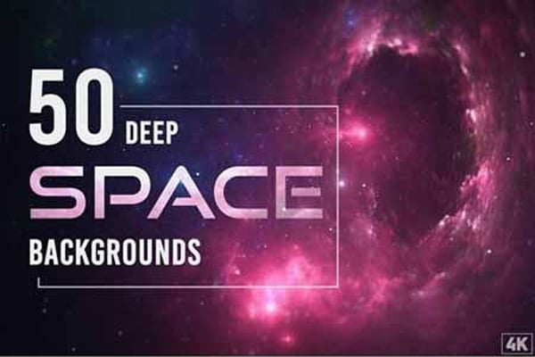 50 Deep Space Backgrounds Pack 
