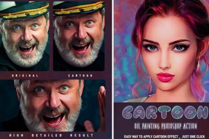 Graphicriver - Cartoon Oil Painting Photoshop Action