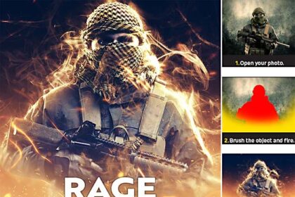 Rage Photoshop Action For CS6+