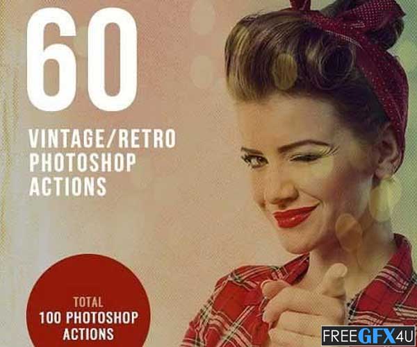 Graphicriver - 60 Retro Vintage Photo Effects | Luckystudio4u