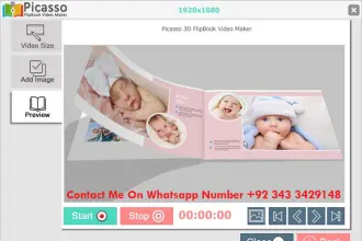 Picasso 3D Flipbook Video Maker Software