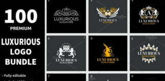 Free Download 100 Luxurious Logo Bundle