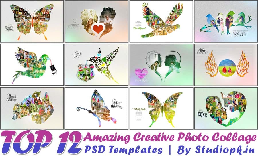Creative Photo Collage Pattern Top 12 Creative Photo Collage PSD Templates Free Download