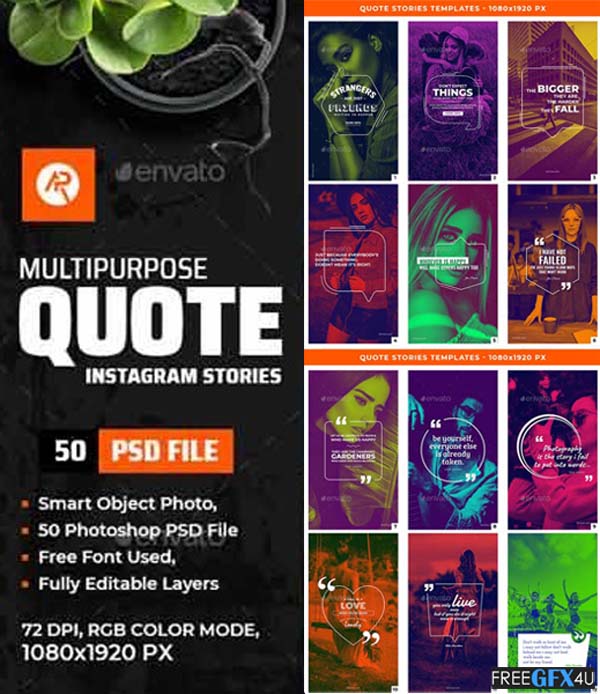 Quote Stories Templates