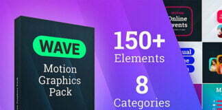 Download Wave Motion Graphics Broadcast Pack